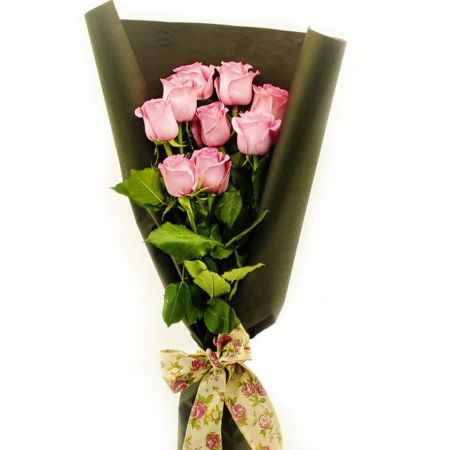 Букет из розовых роз
